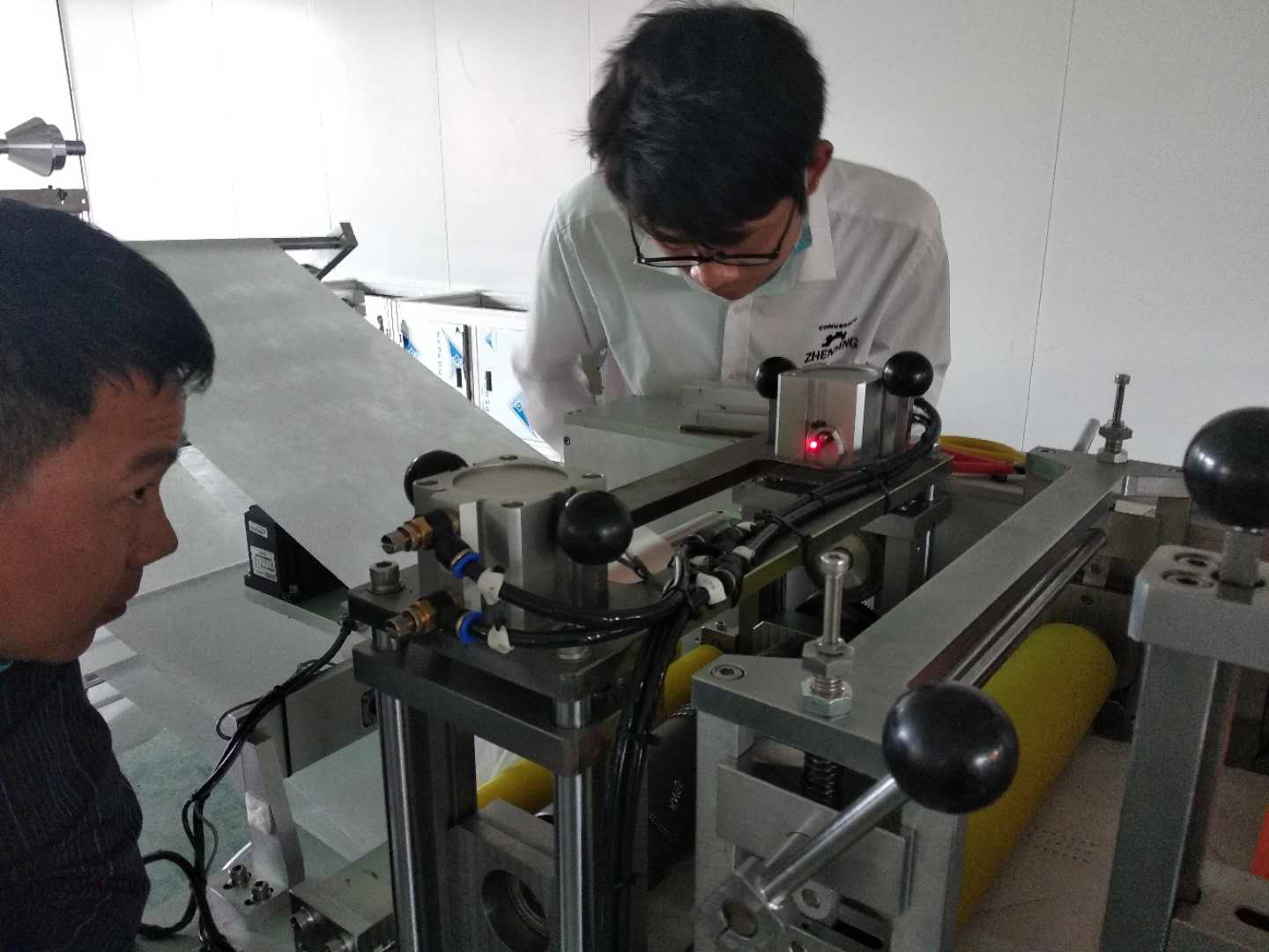 口罩機調試